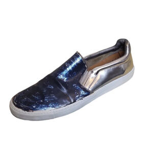 ZARA Man Shiny Slip-on Sneakers
